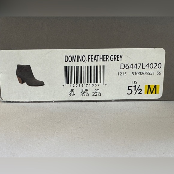 Franco Sarto Domino Suede Ankle Boots Feather Grey - Picture 6 of 6